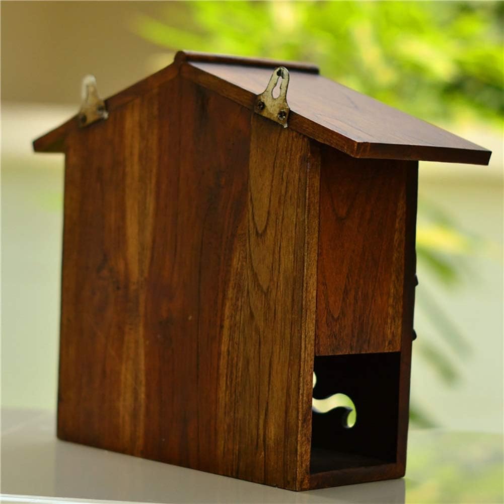 Letterboxes Mailbox Post Box Solid Wood Creative Outdoor Rainproof Mailbox Home Wall Mounted Outdoor