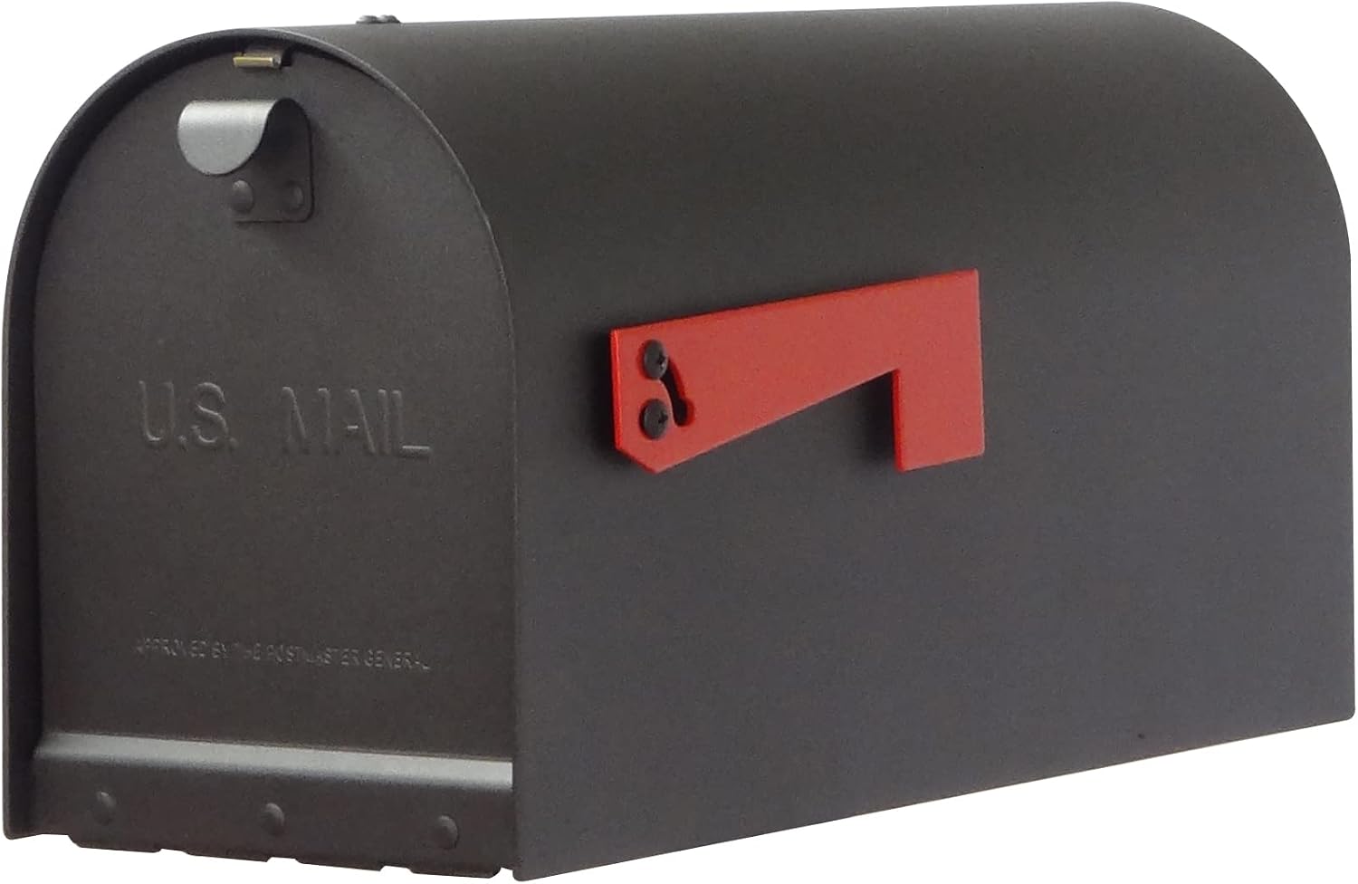 Special Lite Titan Steel Curbside Mailbox - Black Steel Mailbox for Post Mount - SCH-1016-S-BLK