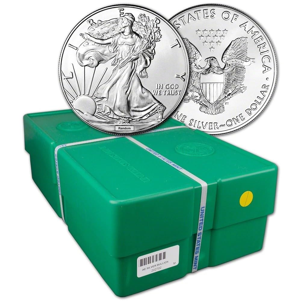 2024 No Mint Mark American Silver Eagle Issue Monster Box of 500 $1 Seller US Mint