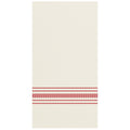 Hoffmaster FP1110 FashnPoint Red and White Dishtowel Printed Dinner Napkin, Ultra Ply, 15 1/2' x 15 1/2', 1/8 Fold (8 Packs of 100)