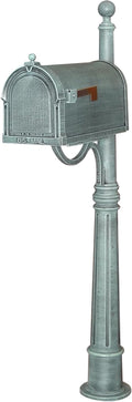 Special Lite Berkshire Curbside Mailbox with Aluminum Post - Verde Green Mailbox with Ashland Post - SCB-1015_SPK-600-VG