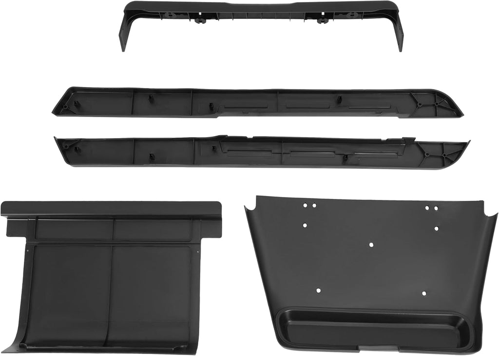 WUTIST Complete Plastic Kit Compatible with Golf Cart EZGO TXT Black Plastic Trim Plastic(PP) Textured