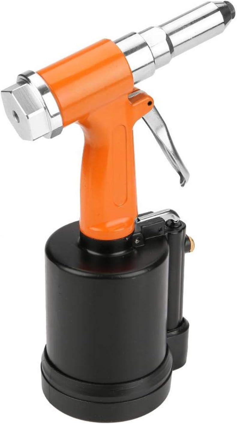 Riveters Inlet 1/4' Air Riveter, Industrial Pneumatic Rivet Nut Setting Kit Blind Rivet Gun Riveter Kit Set