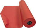 Colorations DSRE Dual Surface Paper Roll, Scarlet Red,, 36' x 1000' (1 Roll)
