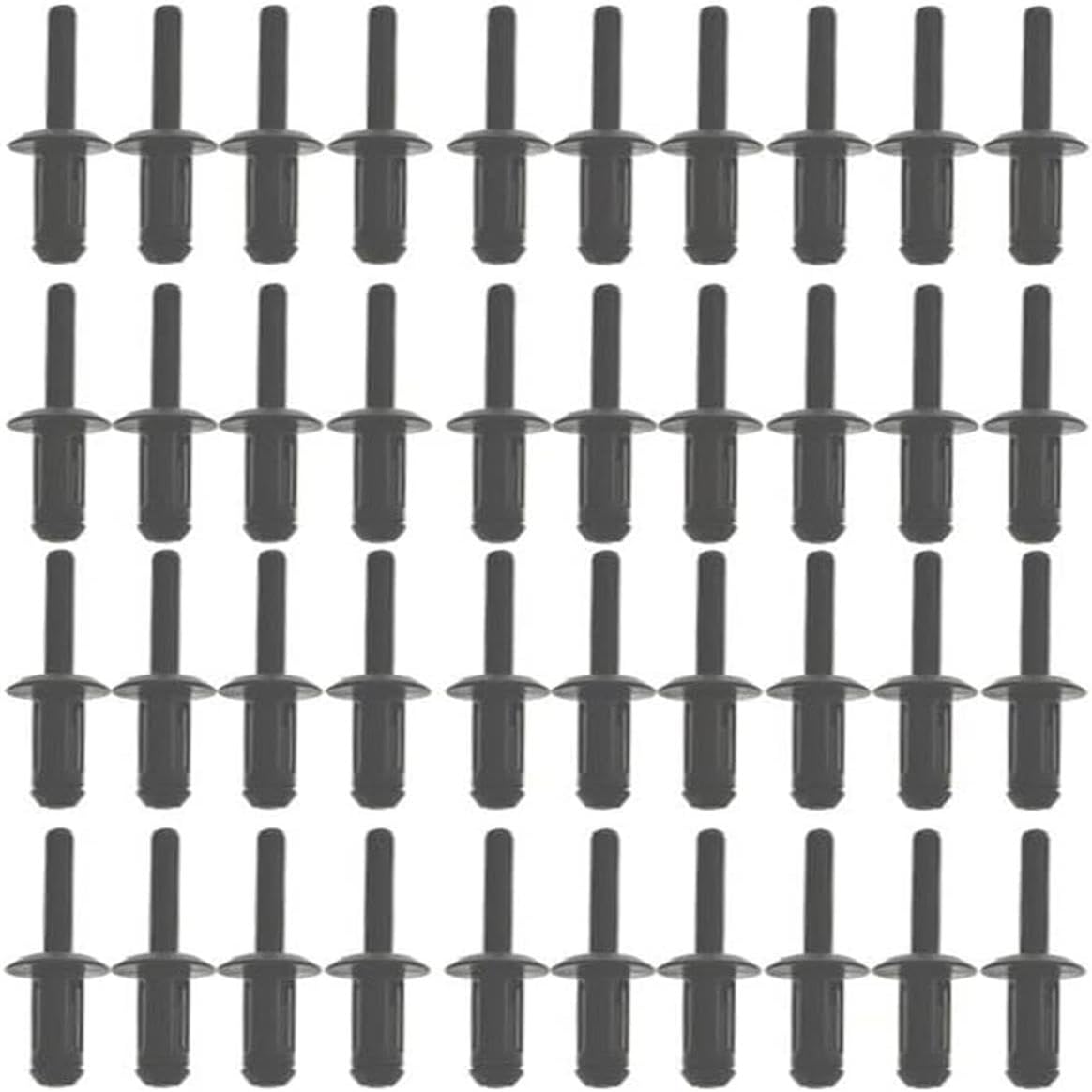 Genuine Plastic Poly Rivet Gun Quick Set Riveting Hand Tool W/ 40 Poly Rivets USA 41Pcs OEM Replacement