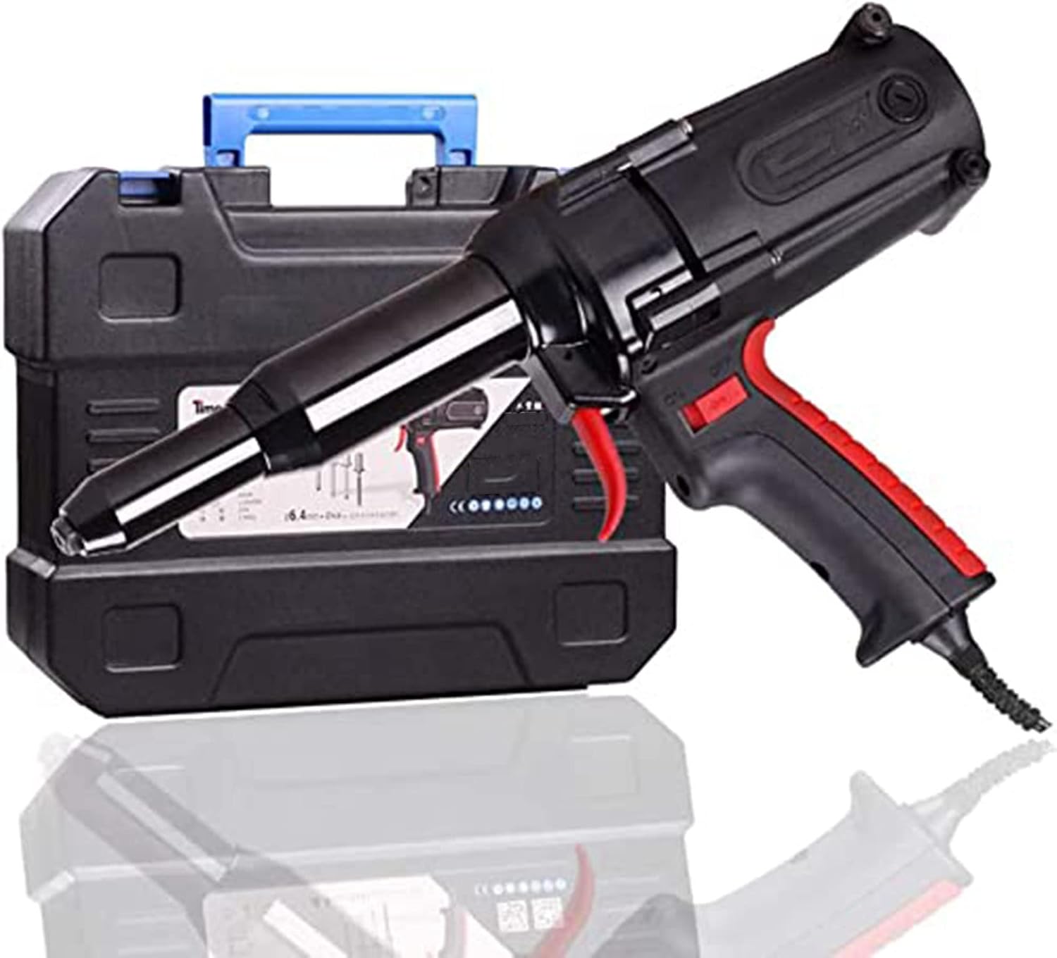 Electric Rivet Gun Drill Adapter Kit,600W 220V Heavy Duty Electrical Riveter Blind Rivet Gun Industrial and Long Mouth Power Riveting Tools
