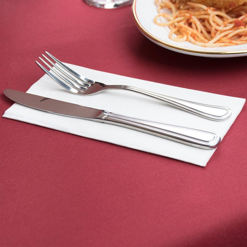 5000-Pack BloominGoods Disposable Bathroom Napkins | Linen-Feel Guest Towels | Cloth-Like Hand Tissue Paper, White, 12' x 17'