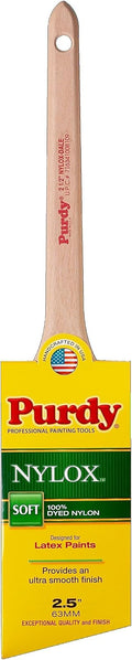 Purdy 144080225 Nylox Angular Trim Dale Brush, 2-1/2-Inch, 6-Pack