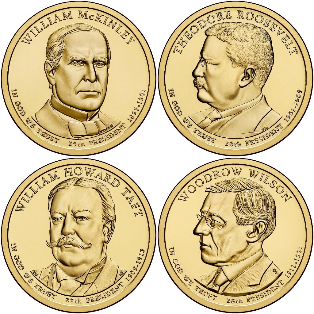 2007 D 2007-2020 40 Coin Presidential Dollar Complete Set Uncirculated