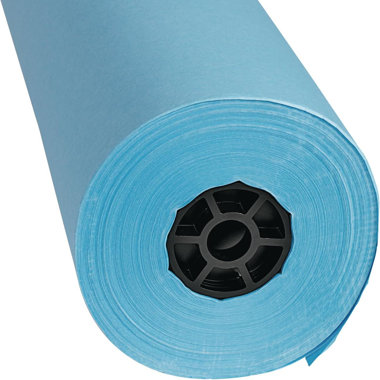 Colorations Arts and Crafts Paper Roll - 36' x 1000', Sky Blue, Dual Surface, Markers, Finger Paints, Painting, Watercolors, Acrylic Paints, Wall Art, Bulletin Board Paper, Kids Crafts (Item # DSSB)