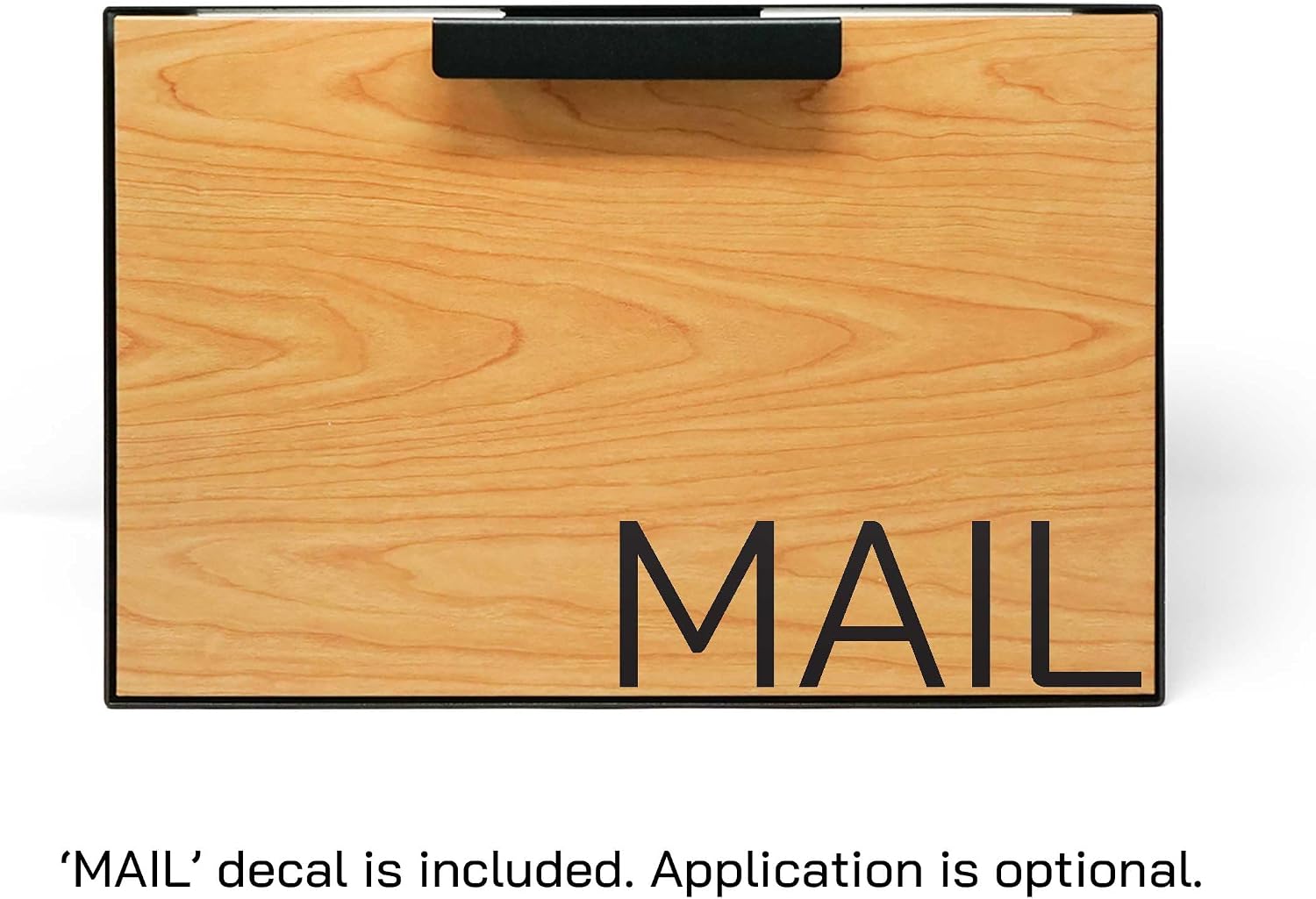 Movo Home Wall Mount Mailbox, Modern Wood Mailbox for House Allen