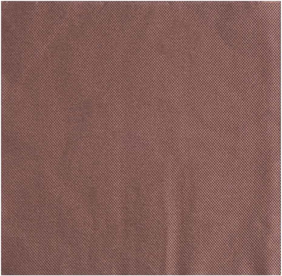 Restaurantware Luxenap 15.5 x 15.3 Inch 2-Ply Dinner Napkins 1200 Disposable Napkins - Linen Feel Soft And Absorbent Brown Paper Folded Napkins Square For Lunch Dinner Or Everyday Use