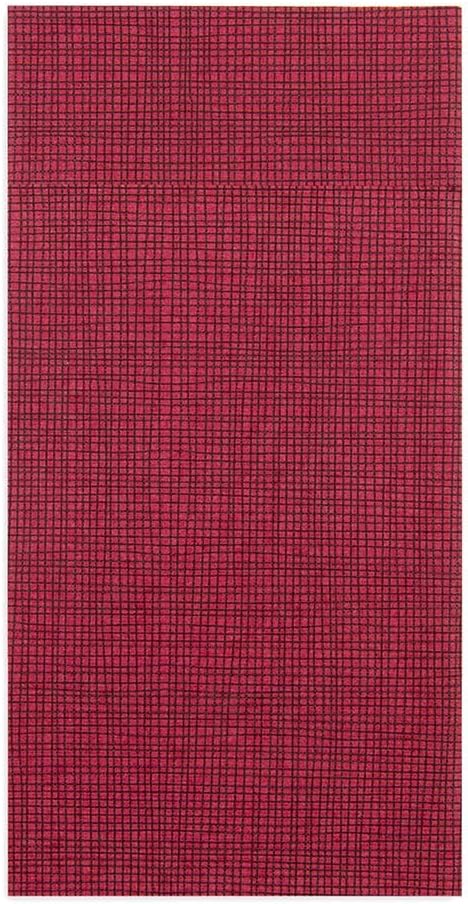 Restaurantware Luxenap 15.8 Inch Dinner Napkins 800 Linen Feel Disposable Napkins - With Black Threads Air Laid Bordeaux Paper Pocket Napkin Sleeves Pre-Folded Built-In Pocket For Silverware