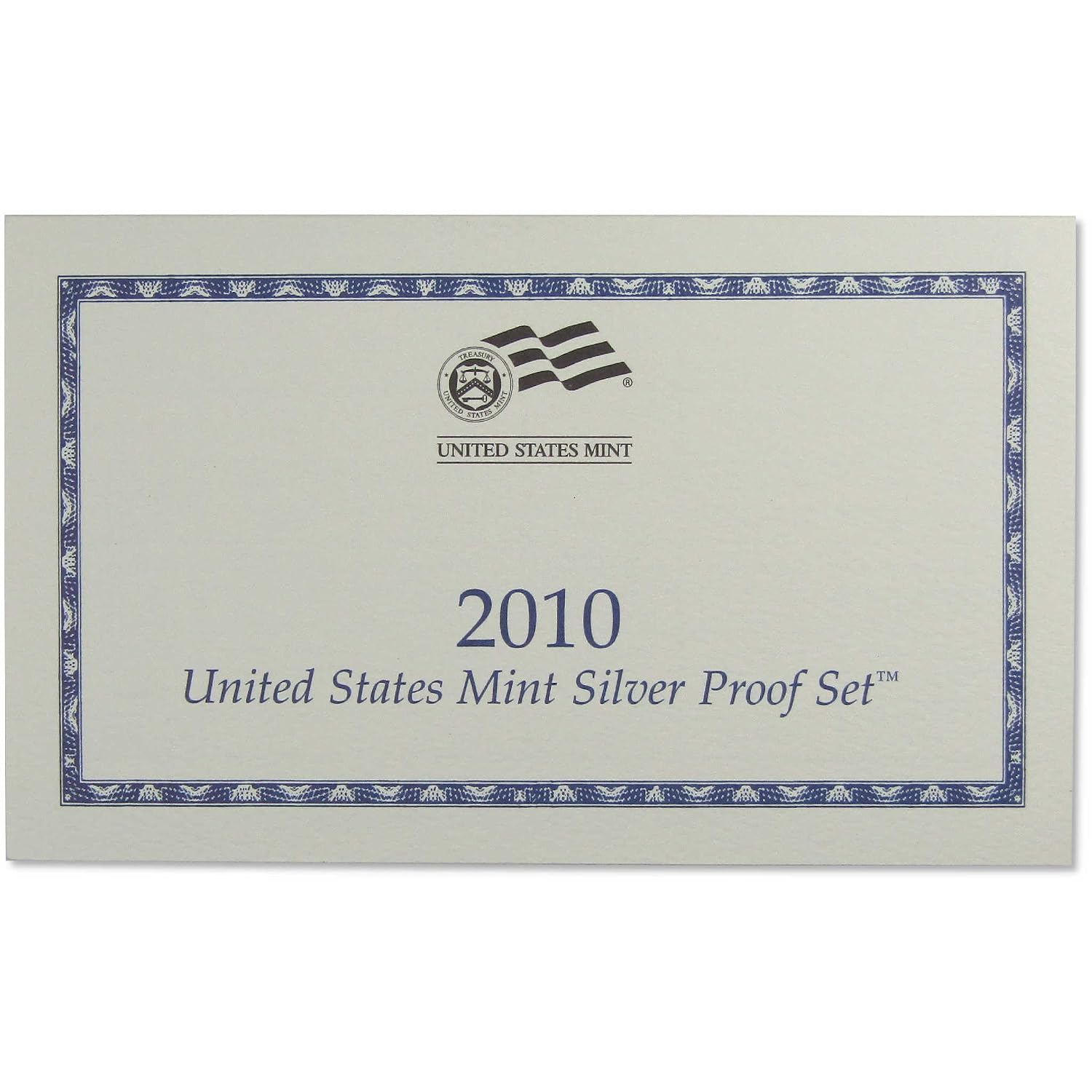 2010 Silver Proof Set U.S. Mint Original Government Packaging OGP COA