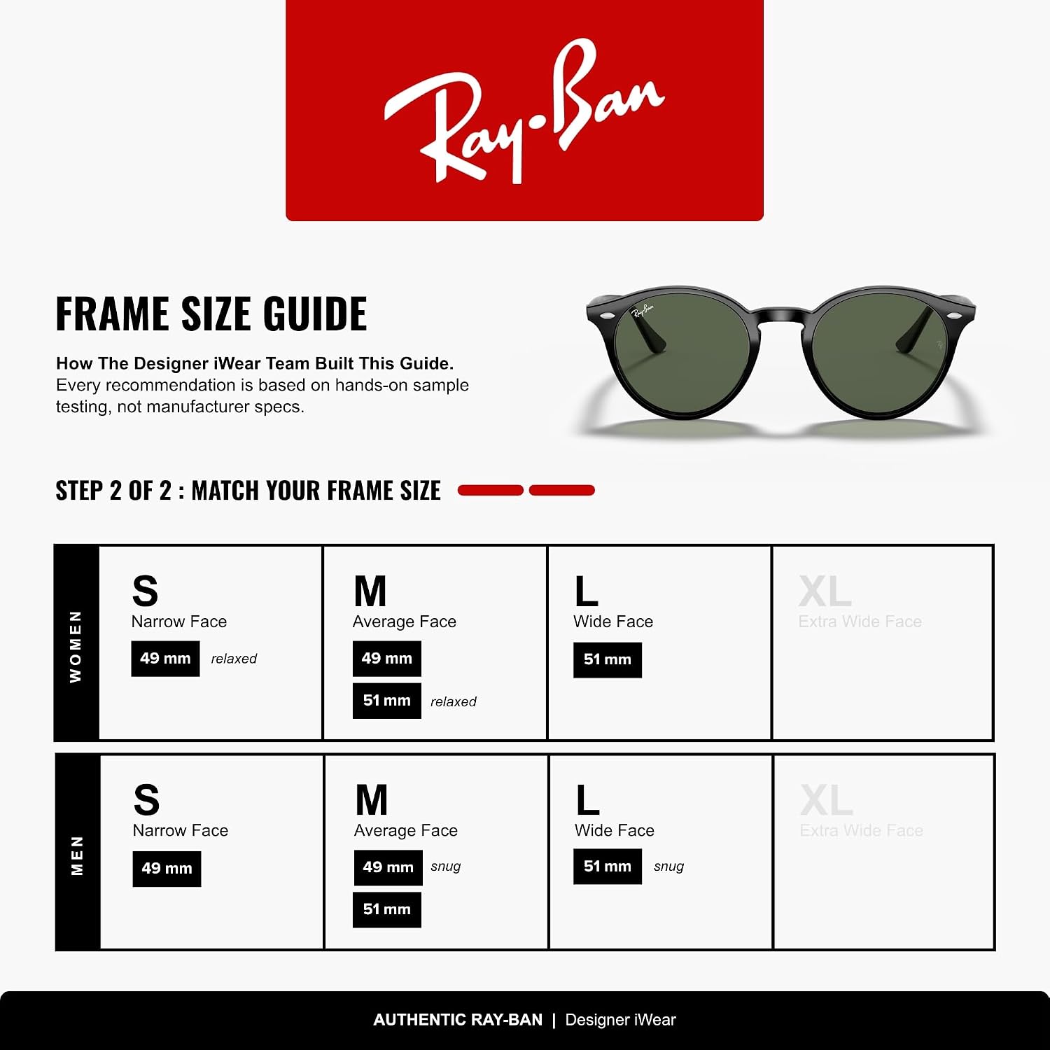 Ray-Ban womens Rb2180 Round Sunglasses