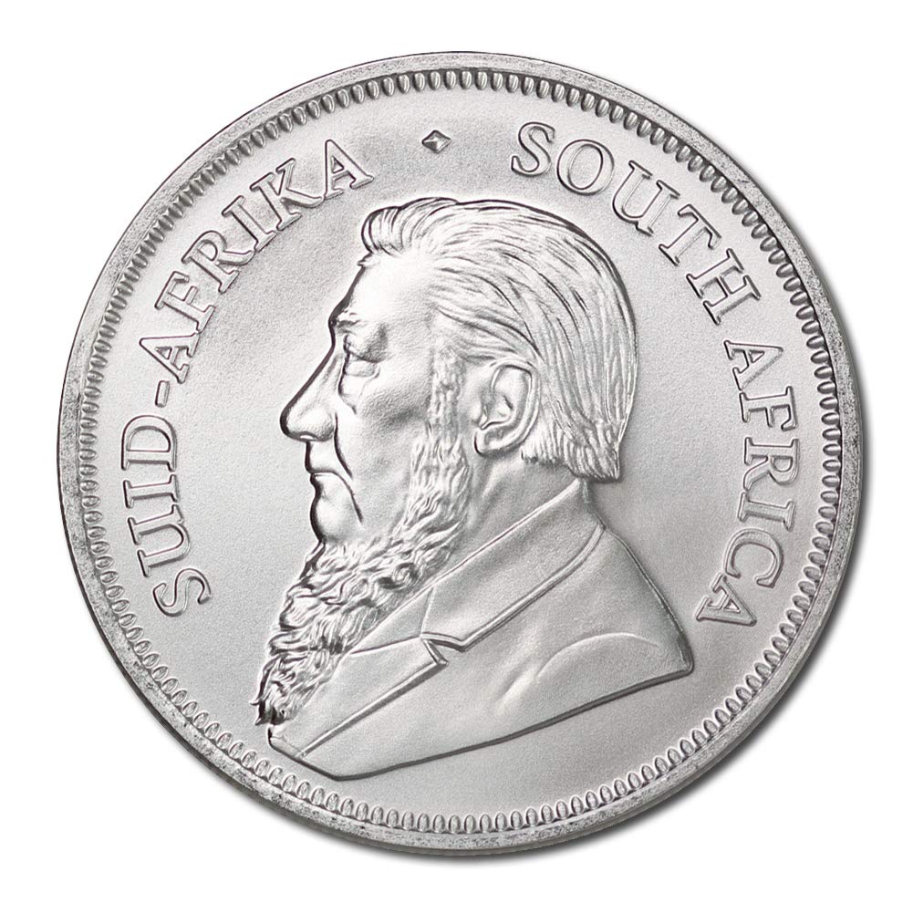 2017 - Present (Random Year) 1 oz South African Silver Krugerrand Coin Brilliant Uncirculated with a Certificate of Authenticity 1oz Seller BU
