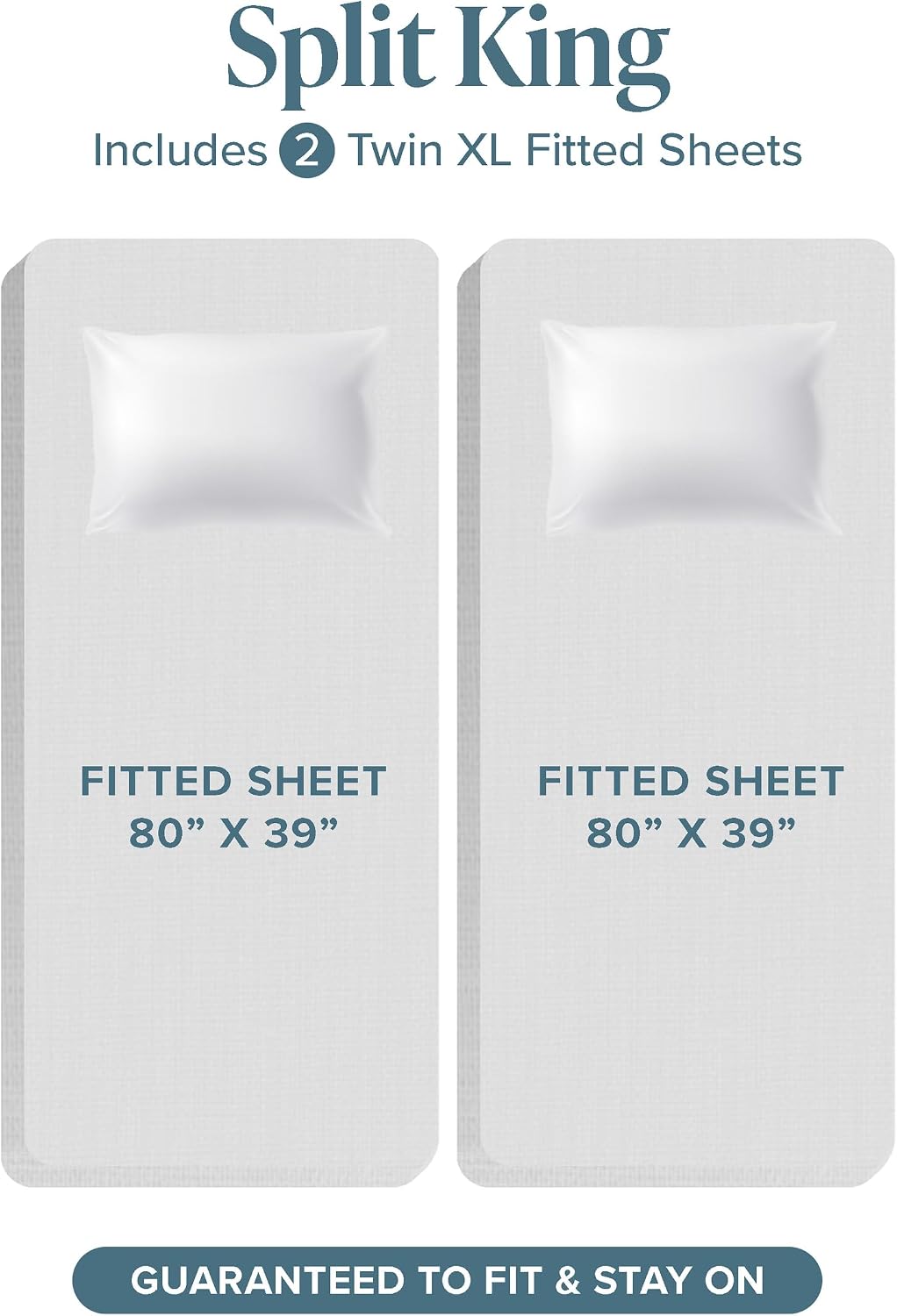 Bare Home Organic Cotton Flannel Sheet Set - Split King Size - 100% Cotton - Double Brushed for Extra Softness & Comfort - Warm, Cozy, and Durable - Breathable - Bed Sheets (Split King, Sand)