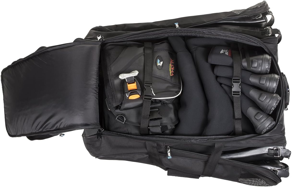 IST Roller Backpack / Equipment Bag for Scuba Diving & Snorkeling Gear, Travel Luggage with Wheels