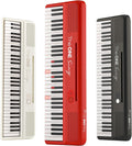 The ONE Keyboard Piano Sing, 61 Keys Piano Keyboard For Singing & Practice with Bluetooth, Sheet Music Stand and Huge Library of Songs for Sing-Along, Electric Piano For Music Lover & Beginner (Red)