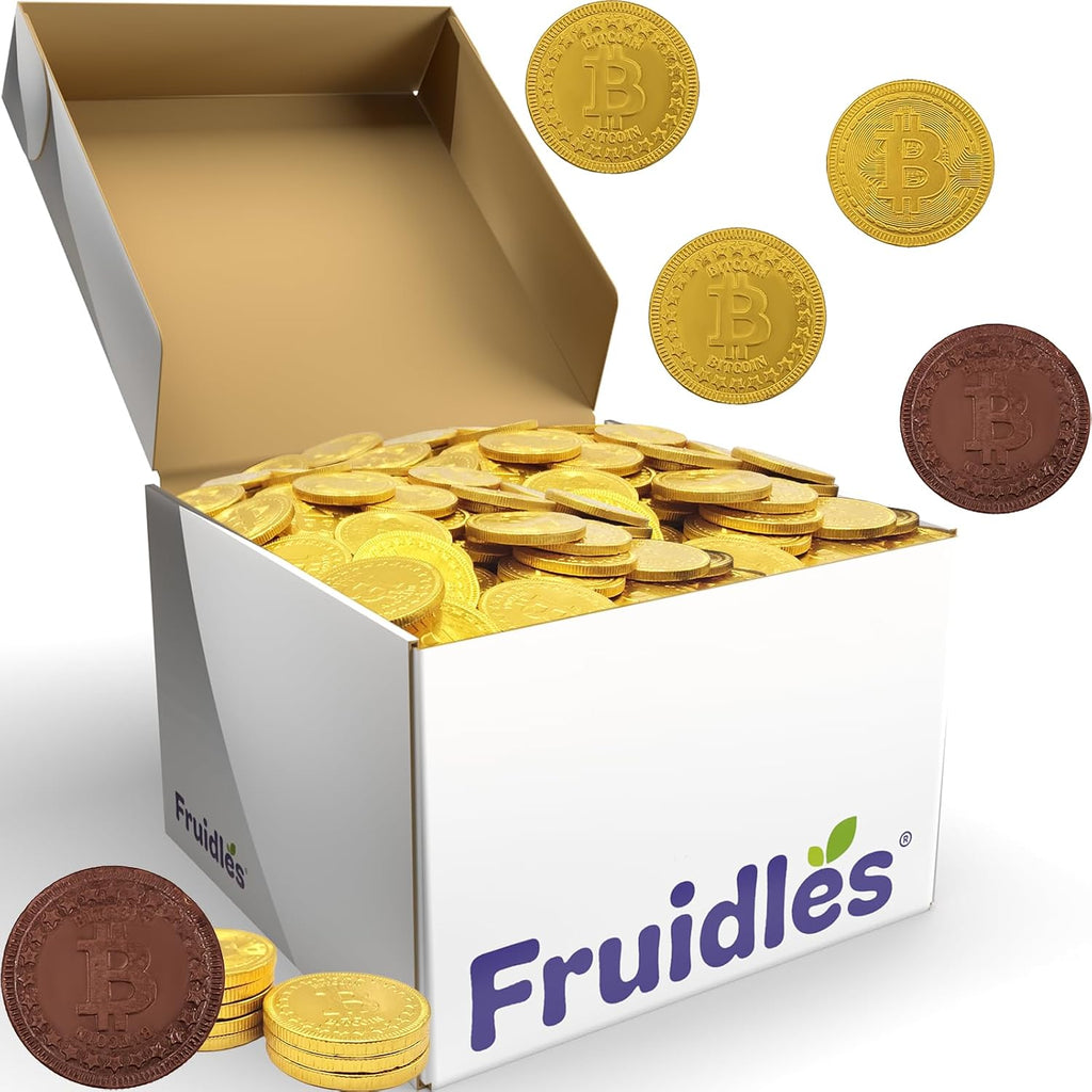 Original Vault Crypto Chocolate Coins, Made with Premium Belgian Chocolate, Gluten-Free, Non-GMO, Kosher Certified Dairy (10 Pounds (Bulk))