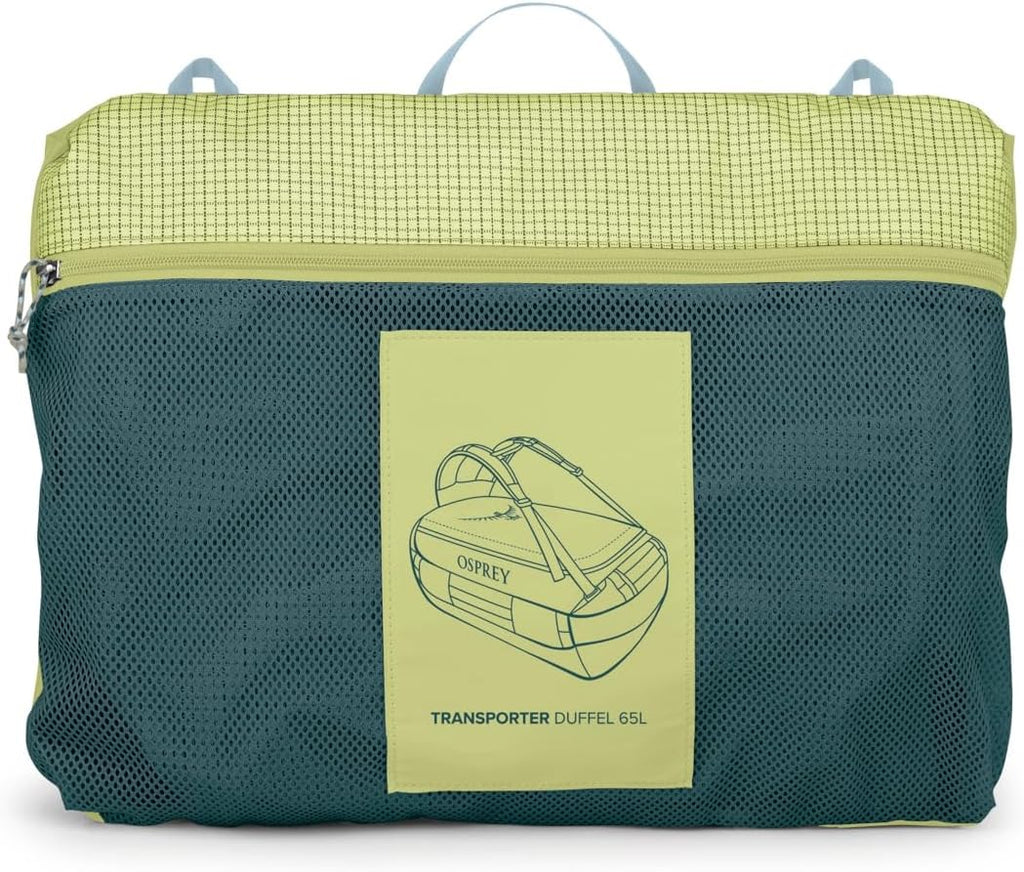 Osprey Transporter Lightweight Travel Duffel Bag - Extra Large Water Resistant Durable Gear Bag for Men and Women