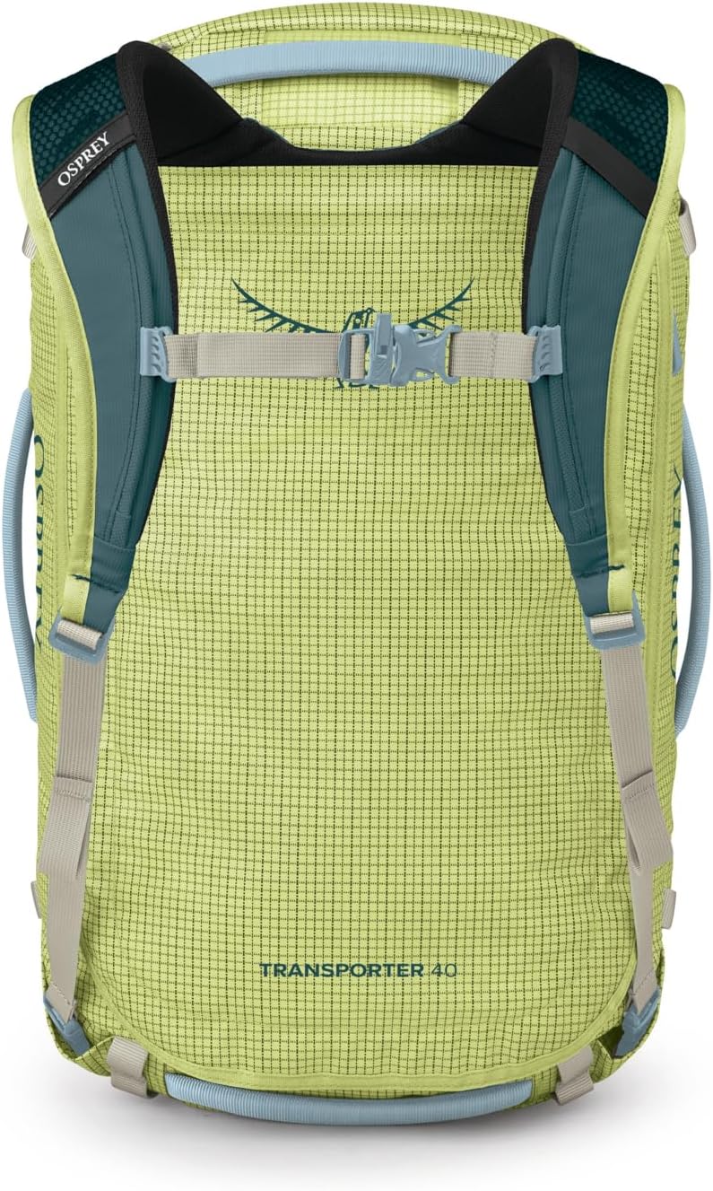 Osprey Transporter Lightweight Travel Duffel Bag - Extra Large Water Resistant Durable Gear Bag for Men and Women