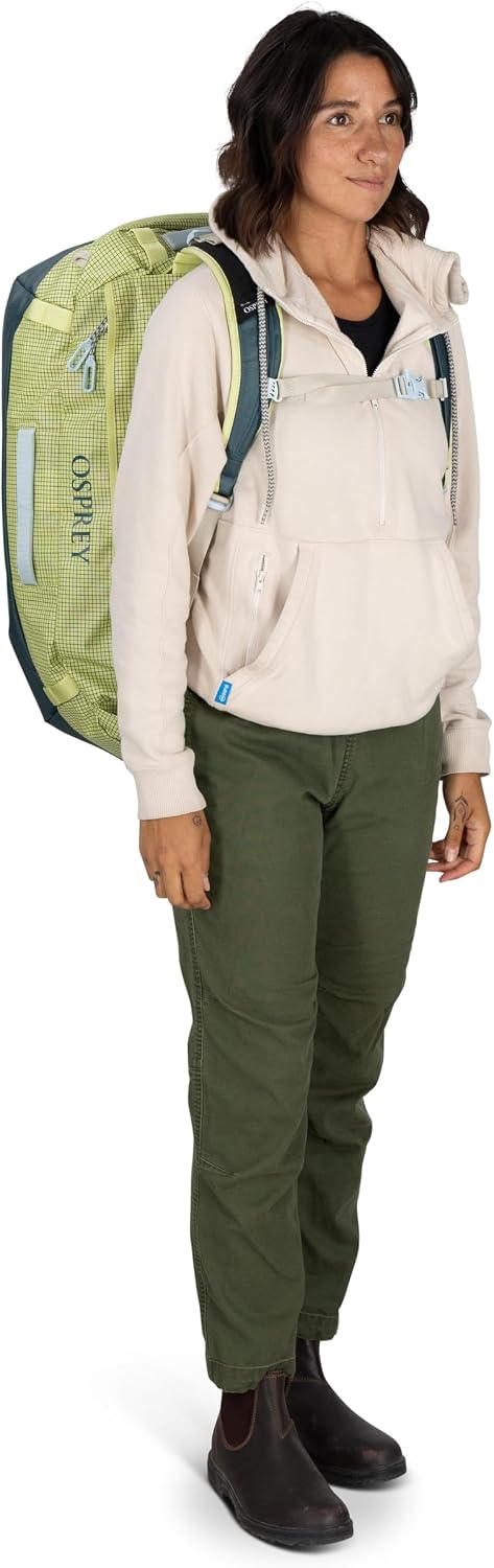 Osprey Transporter Lightweight Travel Duffel Bag - Extra Large Water Resistant Durable Gear Bag for Men and Women