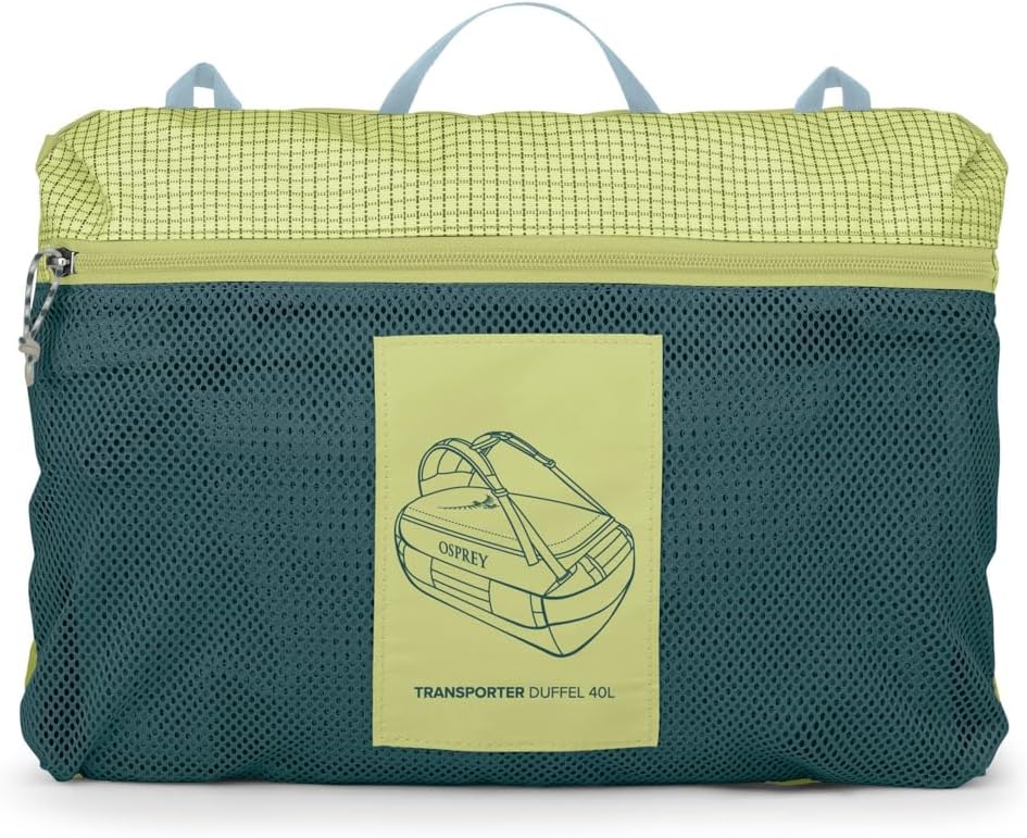 Osprey Transporter Lightweight Travel Duffel Bag - Extra Large Water Resistant Durable Gear Bag for Men and Women