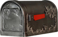 Special Lite Hummingbird Curbside Mailbox - Swedish Silver Aluminum Mailbox for Post Mount - SCB-1005-SW