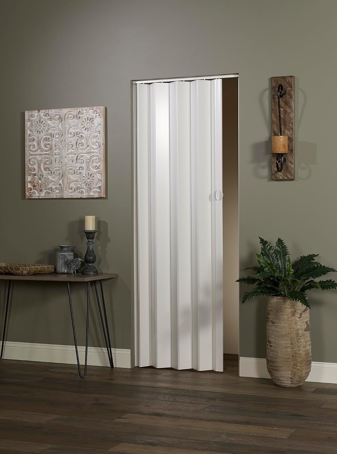 LTL Home Products HSECHO3280WA Spectrum Echo Folding Accordion Door, 36' x 80', White Ash