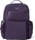 Baggallini Tribeca Expandable Laptop Backpack - 15'x11' Lightweight RFID Computer Bag for Work & Travel with Luggage Sleeve