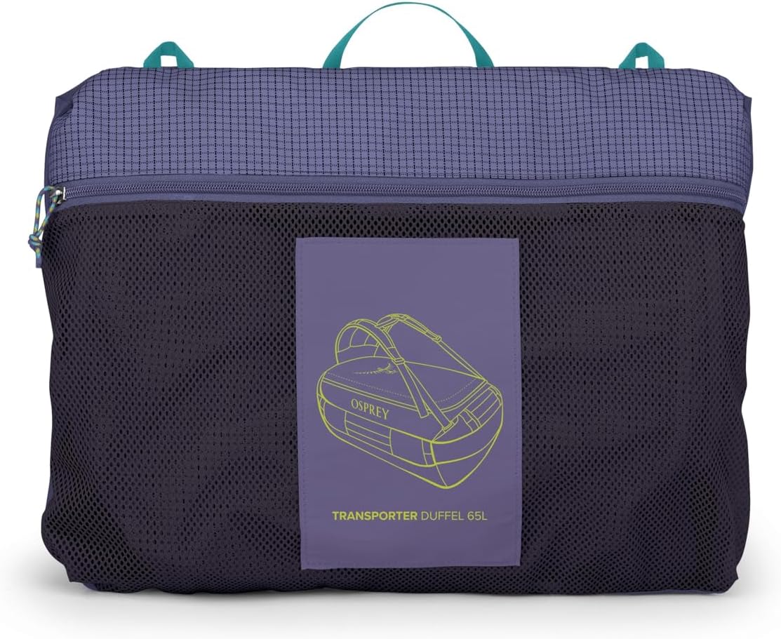 Osprey Transporter Lightweight Travel Duffel Bag - Extra Large Water Resistant Durable Gear Bag for Men and Women