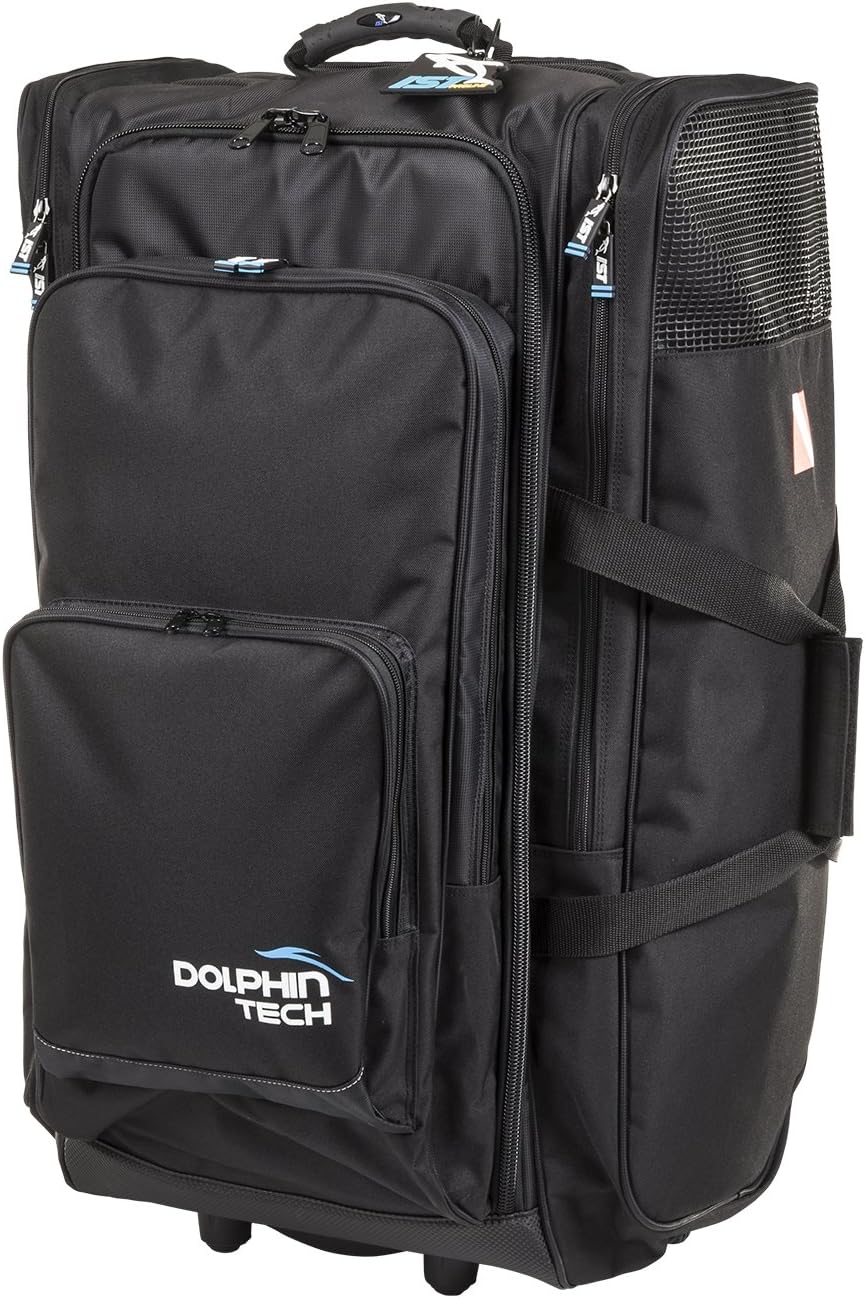 IST Roller Backpack / Equipment Bag for Scuba Diving & Snorkeling Gear, Travel Luggage with Wheels