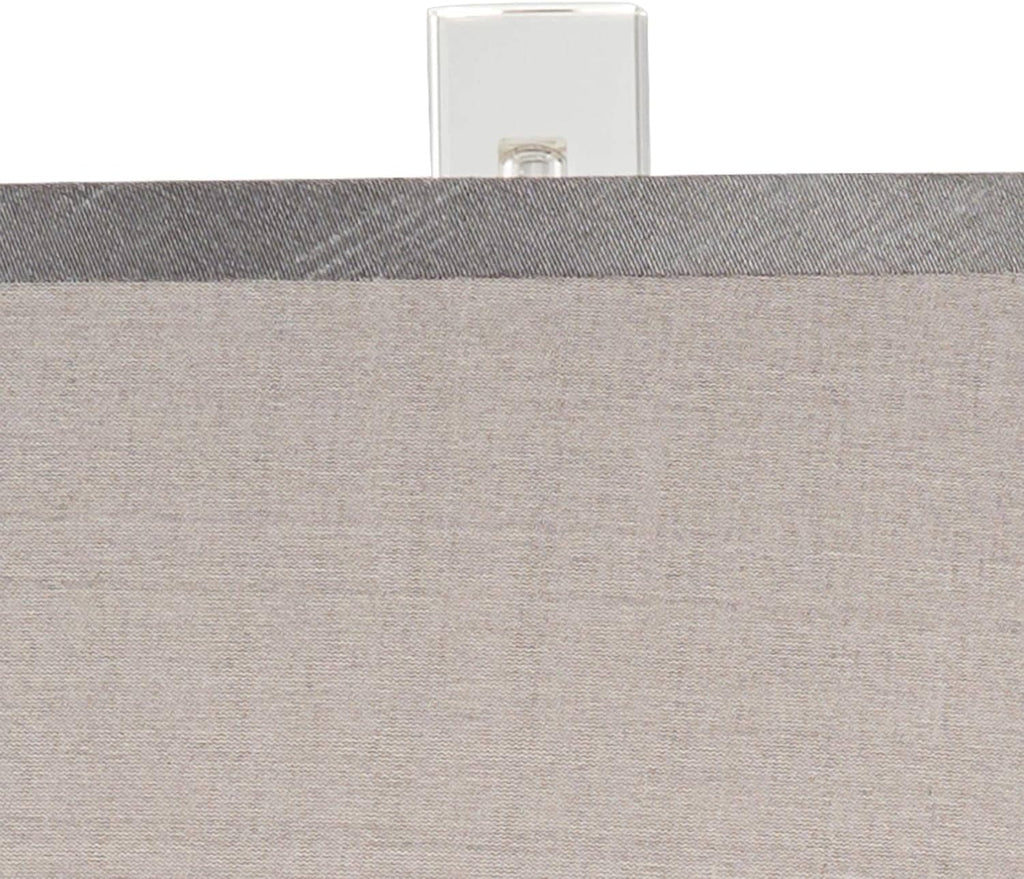 Vienna Full Spectrum Sherry 25' High Modern Table Lamp USB Dimmer Crystal Single Gray Shade Living Room Charging Bedroom Bedside Nightstand House Office Home Kitchen Entryway Console Family Dining