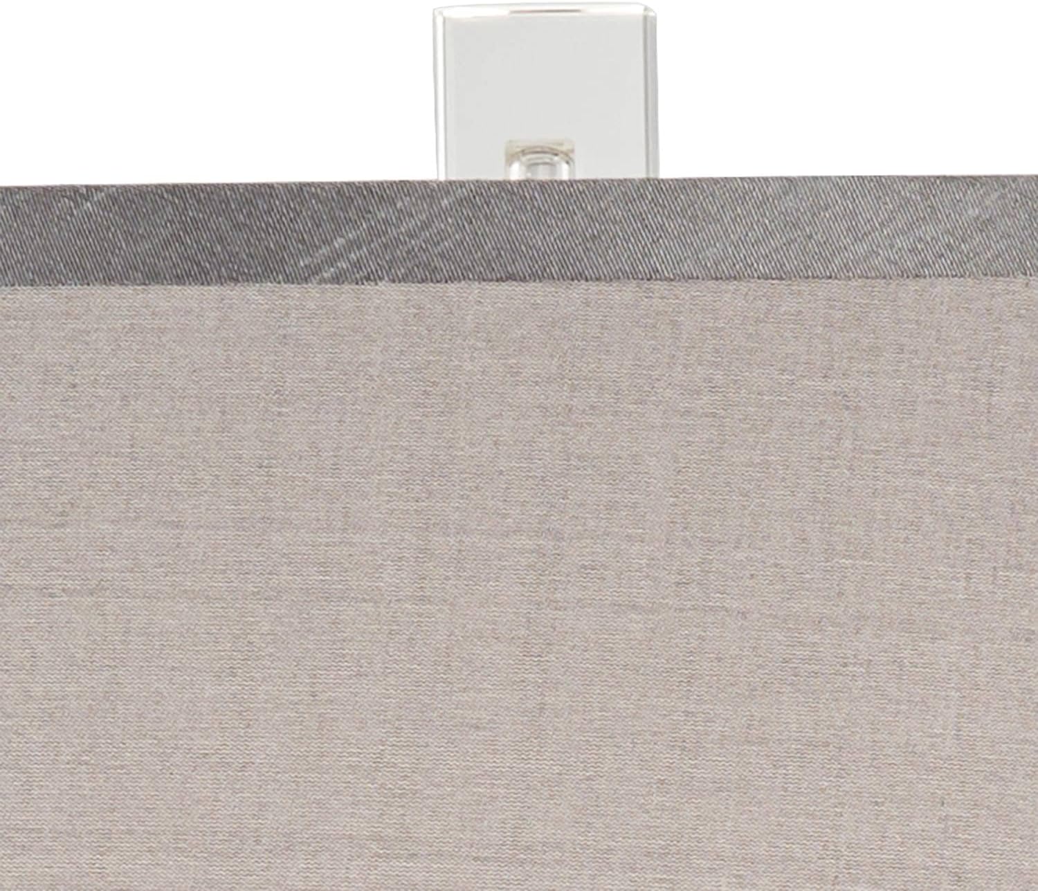 Vienna Full Spectrum Sherry 25' High Modern Table Lamp USB Dimmer Crystal Single Gray Shade Living Room Charging Bedroom Bedside Nightstand House Office Home Kitchen Entryway Console Family Dining