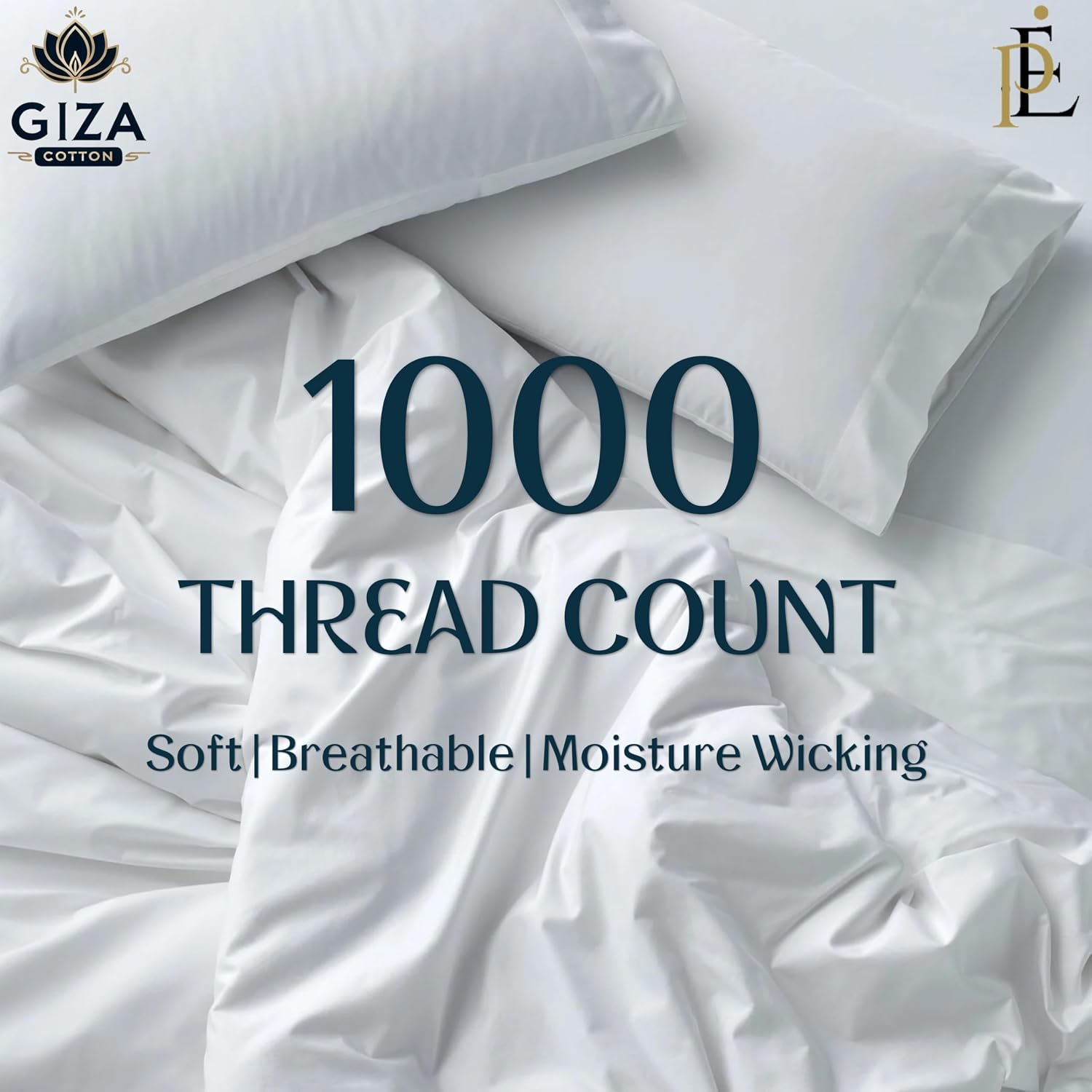 100% Giza Cotton, 1000 Thread Count, 6-PC Bed Sheet Set [Three Quarter Size, Wine Color] 18 inches Deep Pockets, Long Staple Cotton Breathable Soft Silky Sateen Weave