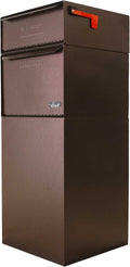 dVault® Full Service Vault DVCS0015 Secure Curbside Mailbox/Package Drop with Locking Letterbox (Copper Vein)