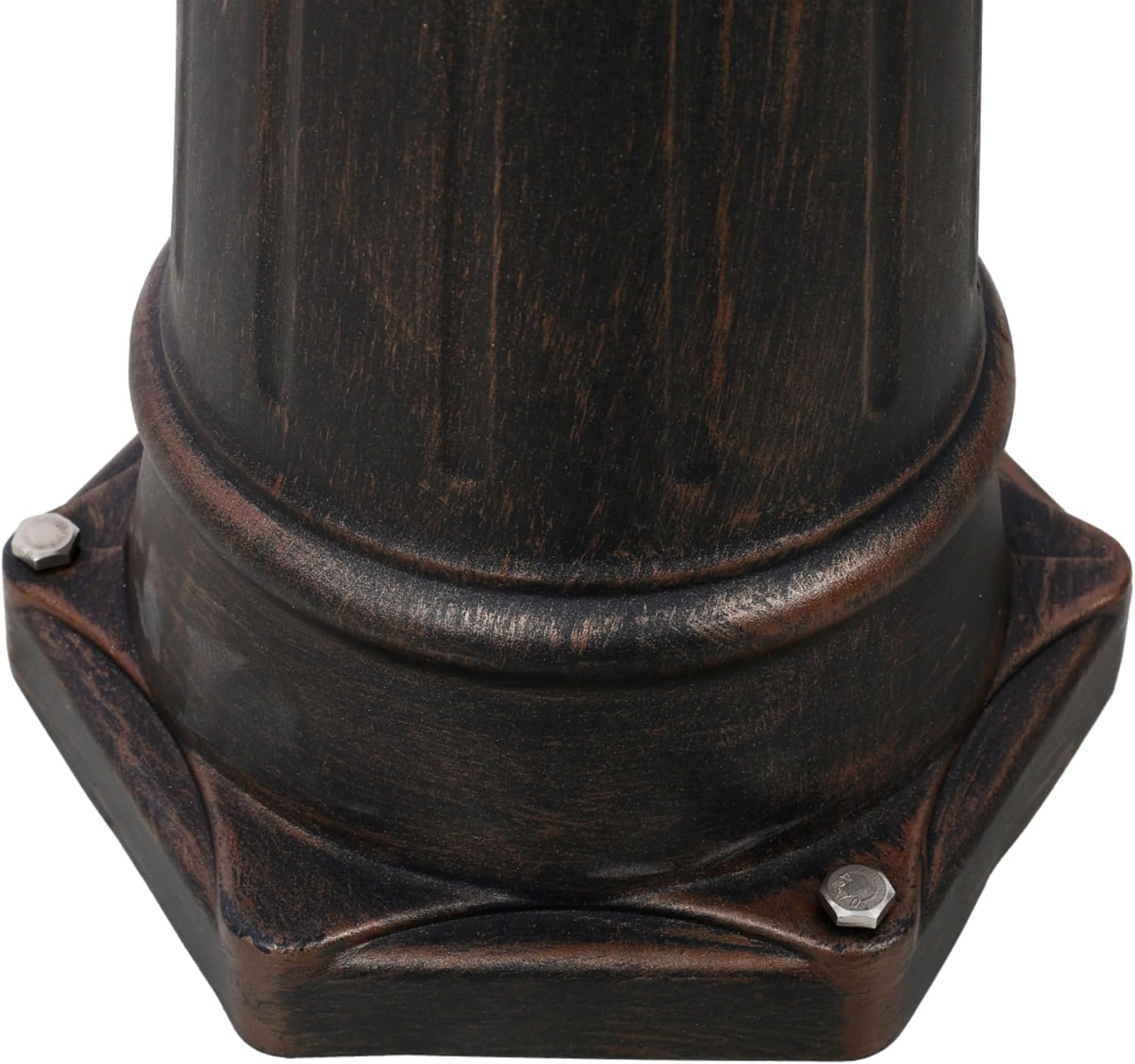 Mailbox with Post Lights,Mailbox/Post Light Combo for Outside,Stratford Heavy Duty Cast Aluminum Post Mount Mailboxes for Outside Decorative(2in1)