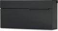 Modern Wall Mount Mailbox – Rust-Proof Aluminum, Black Powder Coated, Outside Mailbox for House | Weatherproof, Scratch Resistant | 14.6' x 7' x 3.5' | Vsons Design Louis B