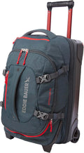 Eddie Bauer Expedition Rolling Duffel Bag with Wheels | Travel | Carry-On | Luggage | Rugged | Durable - Storm, 22'