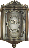 MELPHI Package Delivery Boxes for Outside, Vintage Mailbox, Metal Mailbox, Great for Small Packages Or Envelopes, Easy to Install, Mail Manager for Mail/Newspaper/Post/Letter/Magazine
