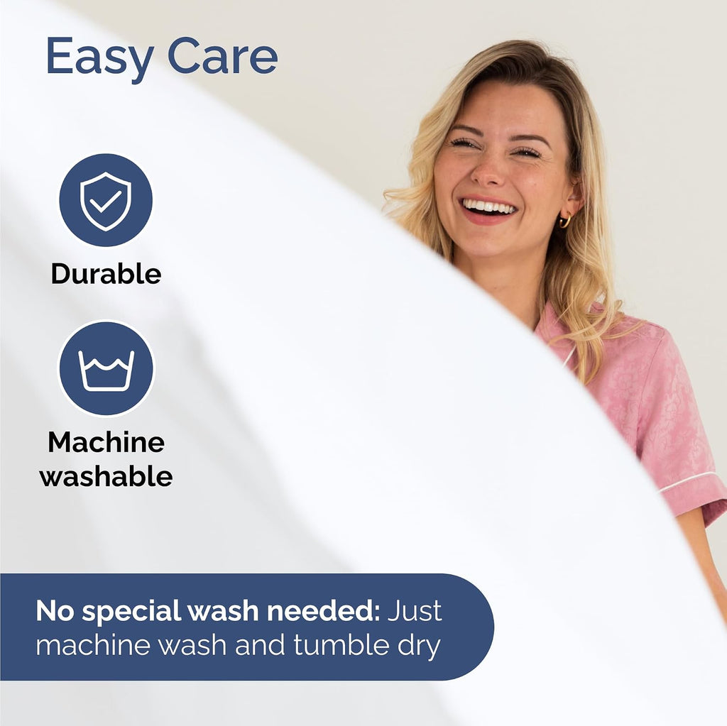 Bulk Case Pack of 16 Fitted Sheets - (16) Split King Size Fitted Sheets with Deep Pockets - Wholesale Bulk Bedding for Hotels, Spas & Airbnbs - Breathable, Cooling & Wrinkle Free - (Split King, White)
