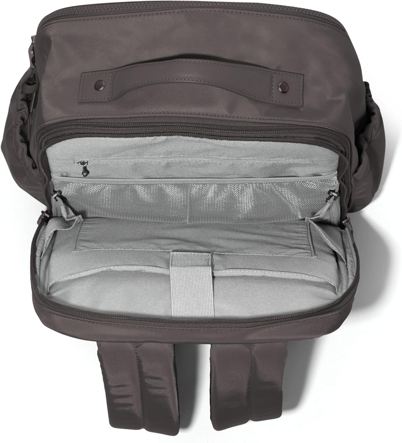 Baggallini Tribeca Expandable Laptop Backpack - 15'x11' Lightweight RFID Computer Bag for Work & Travel with Luggage Sleeve