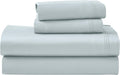 Superior Egyptian Cotton 4 Piece Sheet Set, Luxury 1000 Thread Count, Eco-Friendly, Sustainable Sheets, Ultra-Soft Basics, Solid, Deep Pocket Fitted Sheet, Flat Sheet, Pillowcases, Full, Baby Blue