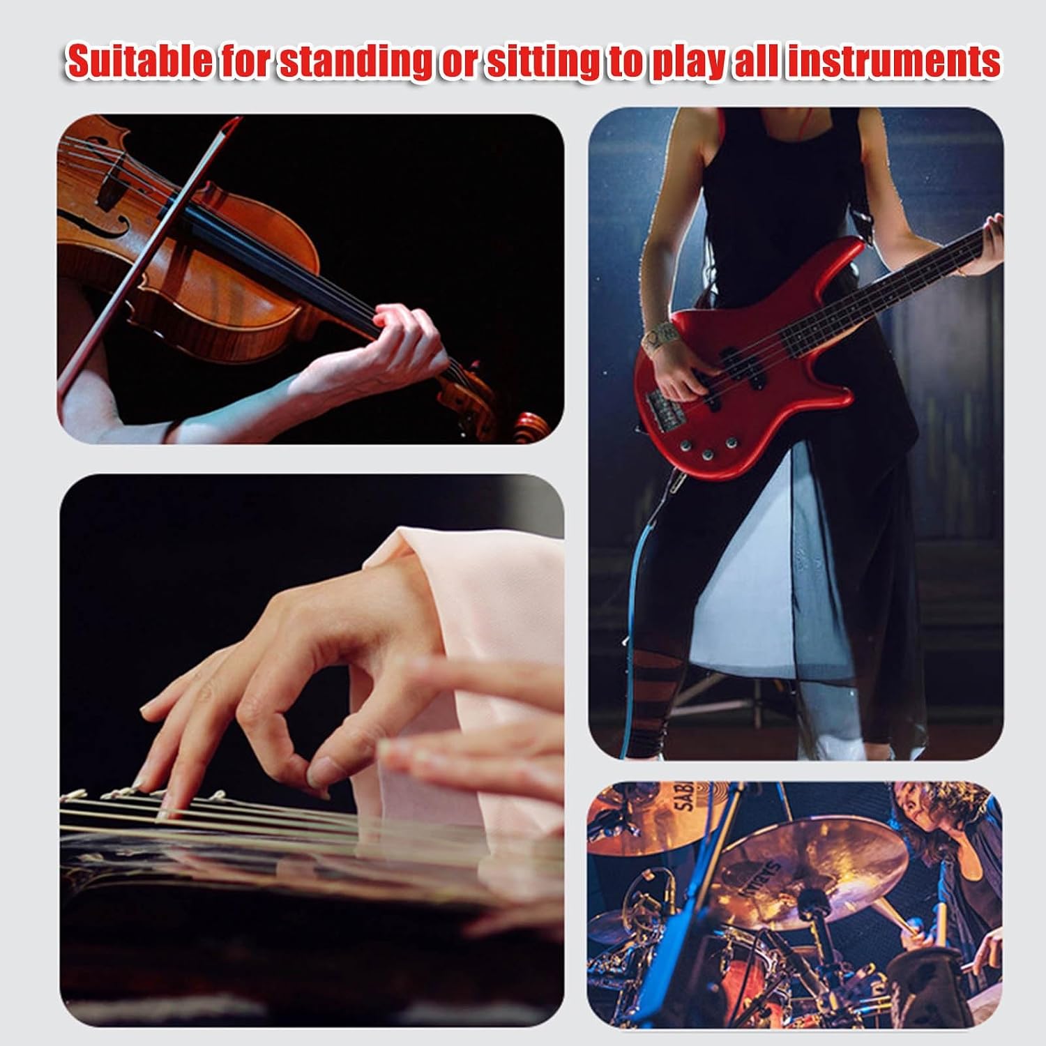 WORDFUN Clear Sheet Music Stand, Acrylic Music Book Stand, Orchestral Music Stand, Height Adjustable, Stable ButterflyMusic Stand for Sheet Music, Easy to Carry