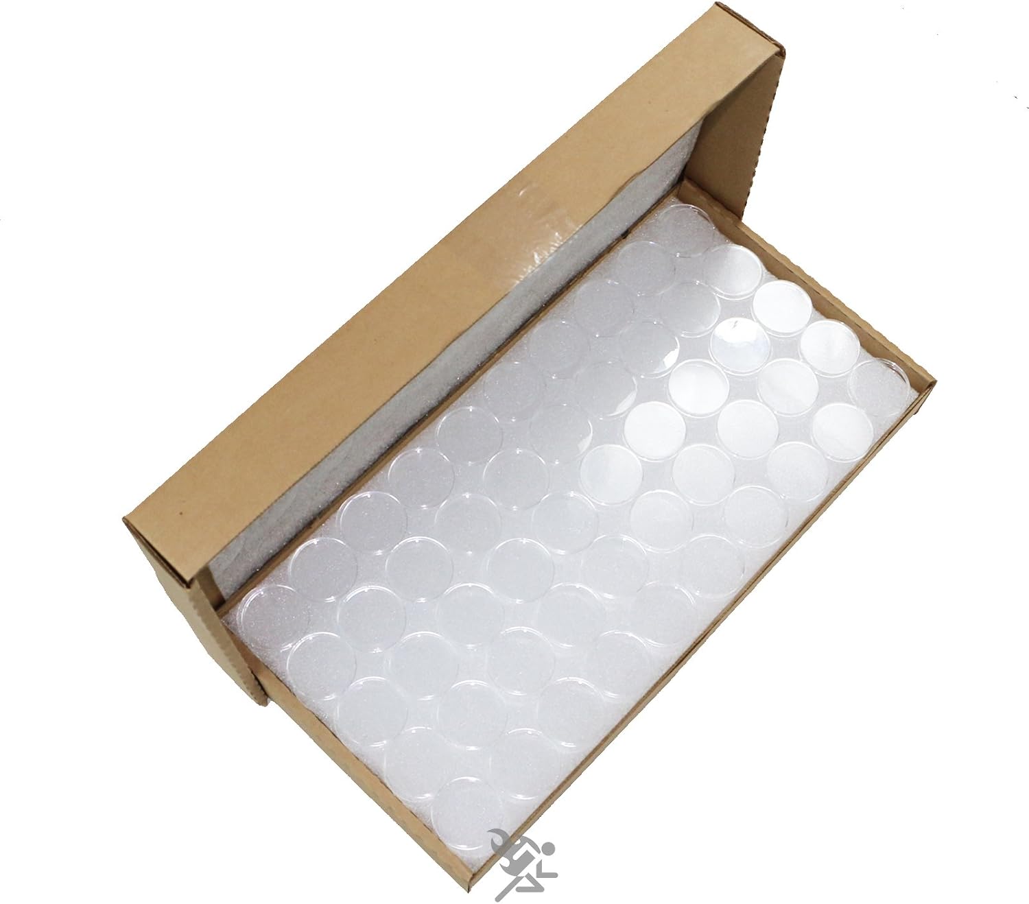 OnFireGuy 250pcs 40.6mm Direct Fit 'H40' Coin Capsule Holders for 1oz Silver Eagle | Protective Coin Cases for 1oz Silver Eagle, Kangaroo, Libertad