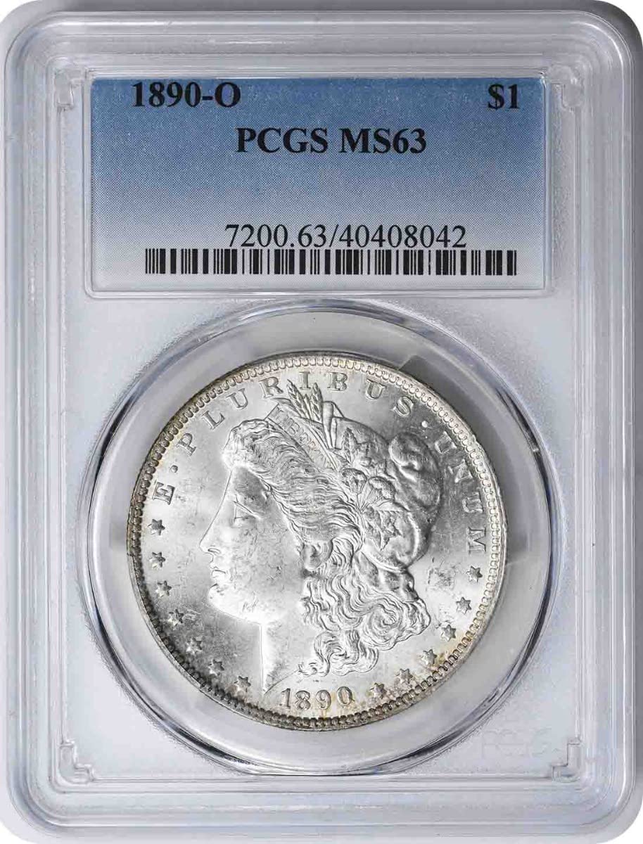 1890 O Morgan Dollar MS63 PCGS