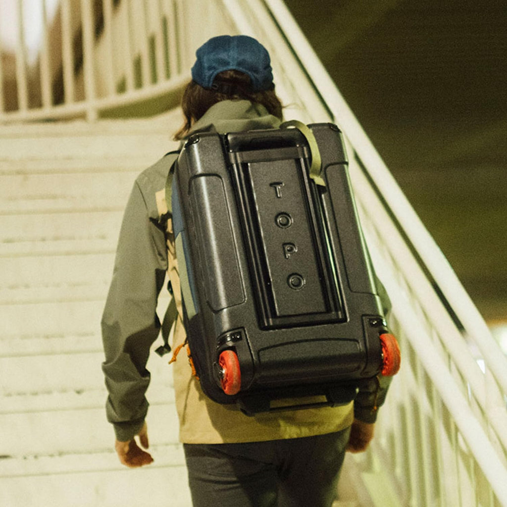 Topo Designs Global Travel Bag Roller - Black/Black