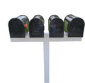 4L 42-in x 45-in Heavy Duty White Vinyl Mailbox Post Sleeve (mailboxes not Included)