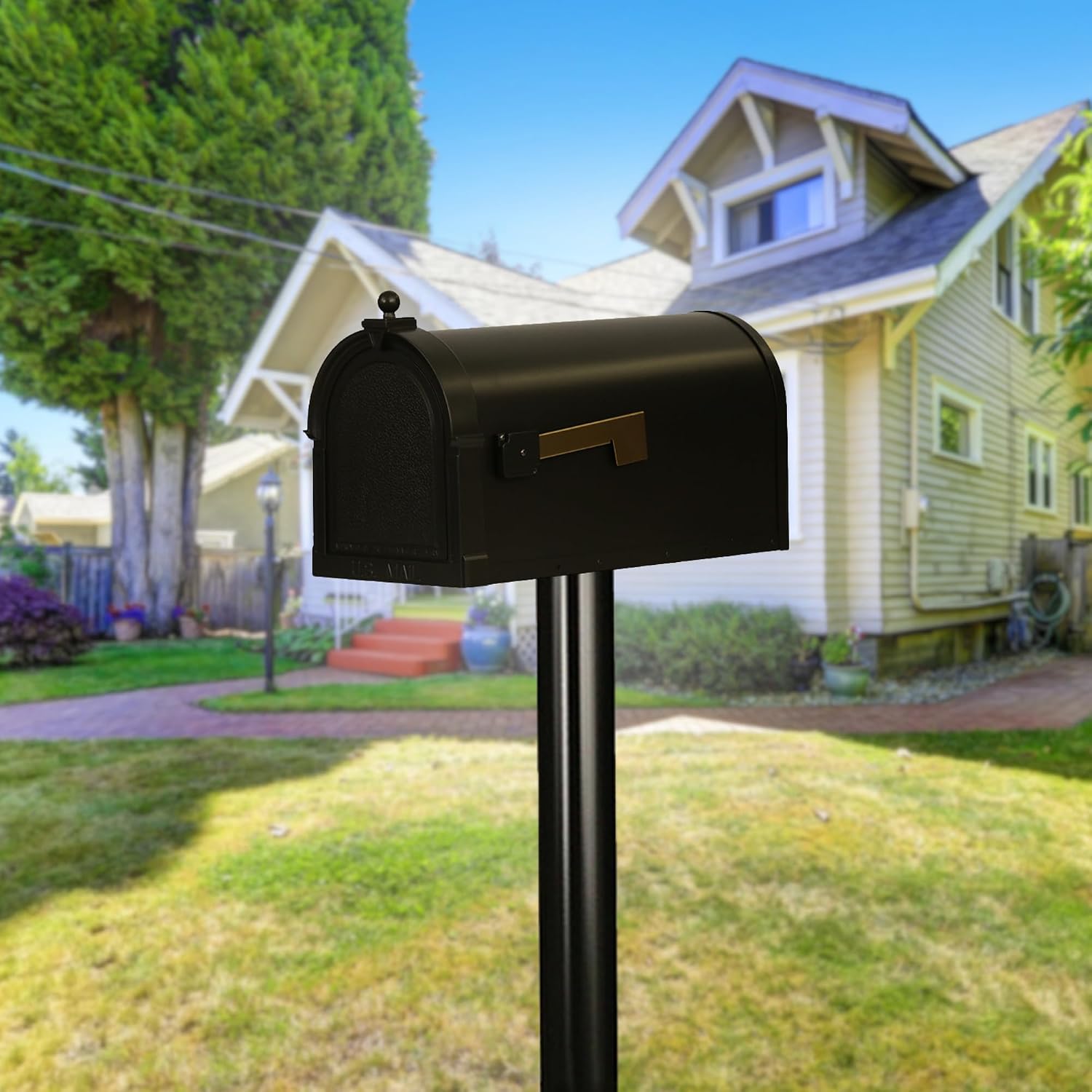 Special Lite Berkshire Curbside Mailbox - Oil Rubbed Bronze Aluminum Mailbox for Post Mount - SCB-1015-ORB